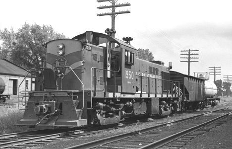 GTW train at North Yard, Jackson, MI